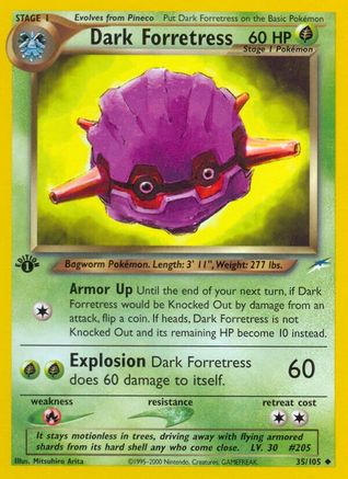 [PKM-C] Dark Forretress (35/105) [Neo Destiny 1st Edition]