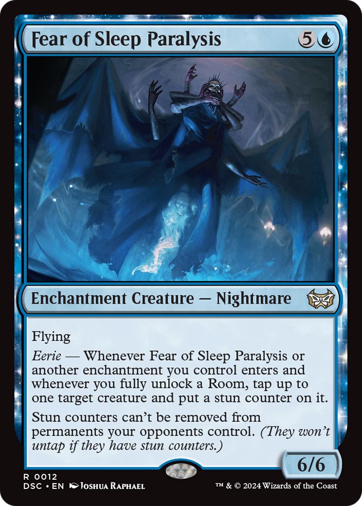 {R} Fear of Sleep Paralysis [Duskmourn: House of Horror Commander][DSC 012]