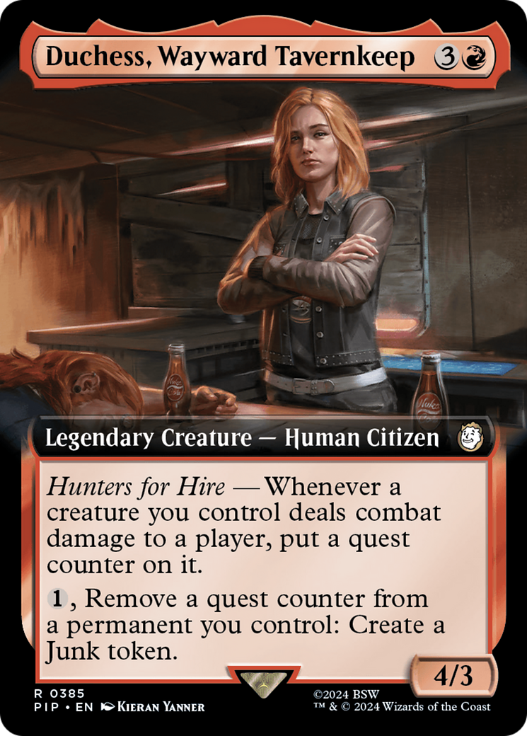{R} Duchess, Wayward Tavernkeep (Extended Art) [Fallout][PIP 385]