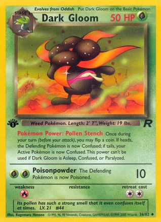 [PKM] Dark Gloom (36/82) [Team Rocket 1st Edition]