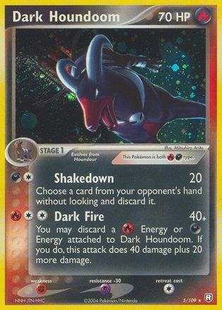 [PKM-R] Dark Houndoom (5/109) (Stamped) [EX: Team Rocket Returns]