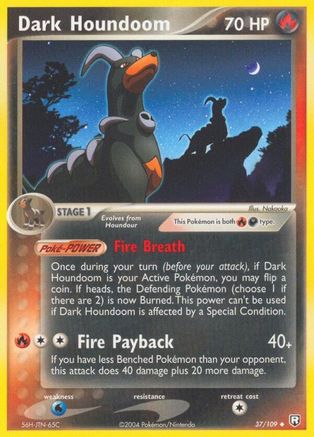 [PKM] Dark Houndoom (37/109) (Stamped) [EX: Team Rocket Returns]