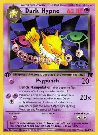 [PKM] Dark Hypno (26/82) [Team Rocket 1st Edition]