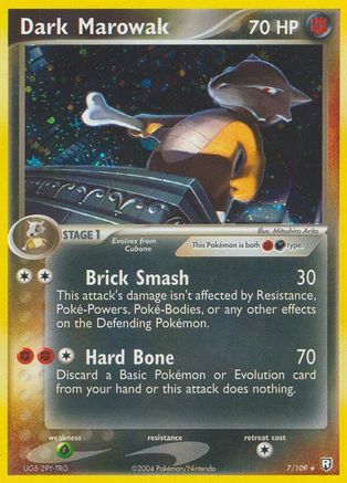 [PKM] Dark Marowak (7/109) (Stamped) [EX: Team Rocket Returns]