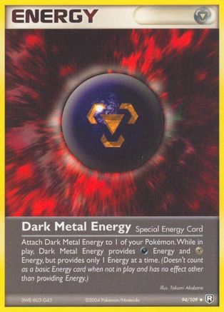 [PKM] Dark Metal Energy (94/109) (Stamped) [EX: Team Rocket Returns]