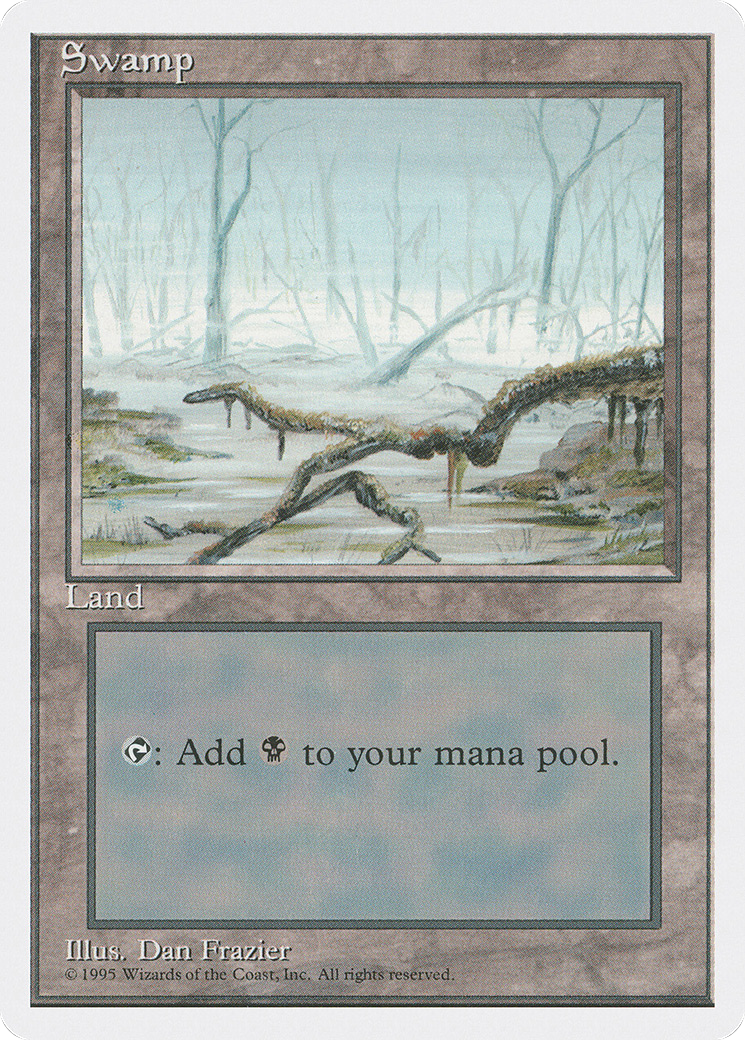 {B}[4ED 370] Swamp (370) [Fourth Edition]