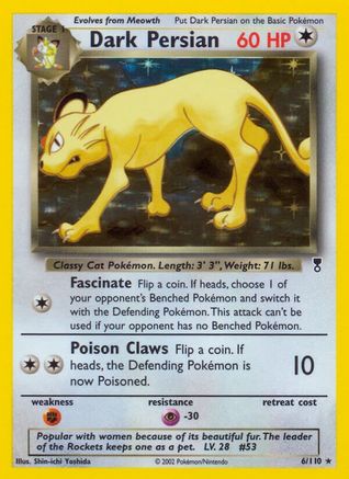 [PKM-R] Dark Persian (6/110) [Legendary Collection]