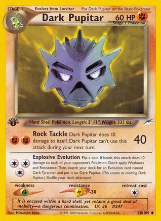 [PKM] Dark Pupitar (38/105) [Neo Destiny 1st Edition]