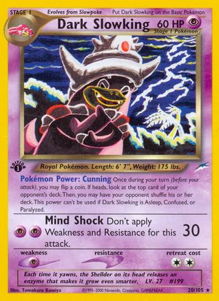 [PKM] Dark Slowking (20/105) [Neo Destiny 1st Edition]