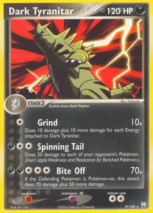 [PKM] Dark Tyranitar (19/109) (Stamped) [EX: Team Rocket Returns]
