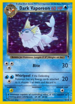 [PKM-R] Dark Vaporeon (9/110) [Legendary Collection]