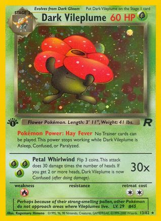 [PKM-R] Dark Vileplume (13/82) [Team Rocket Unlimited]