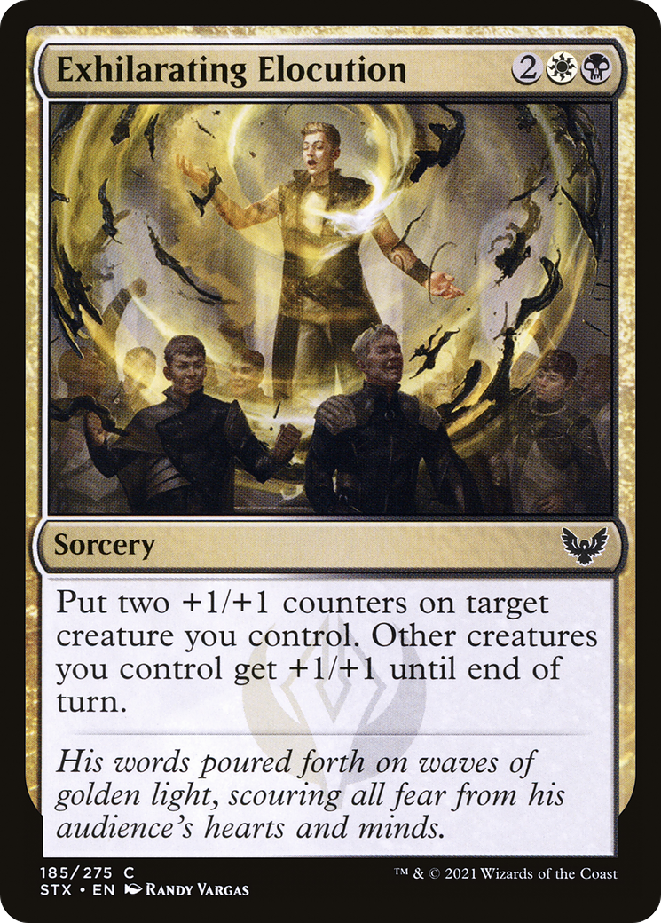 {C} Exhilarating Elocution [Strixhaven: School of Mages][STX 185]