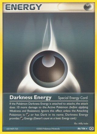 [PKM BE] Darkness Energy (86/106) (Stamped) [EX: Emerald]