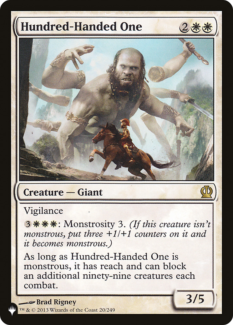 Hundred-Handed One [LIST THS-20]