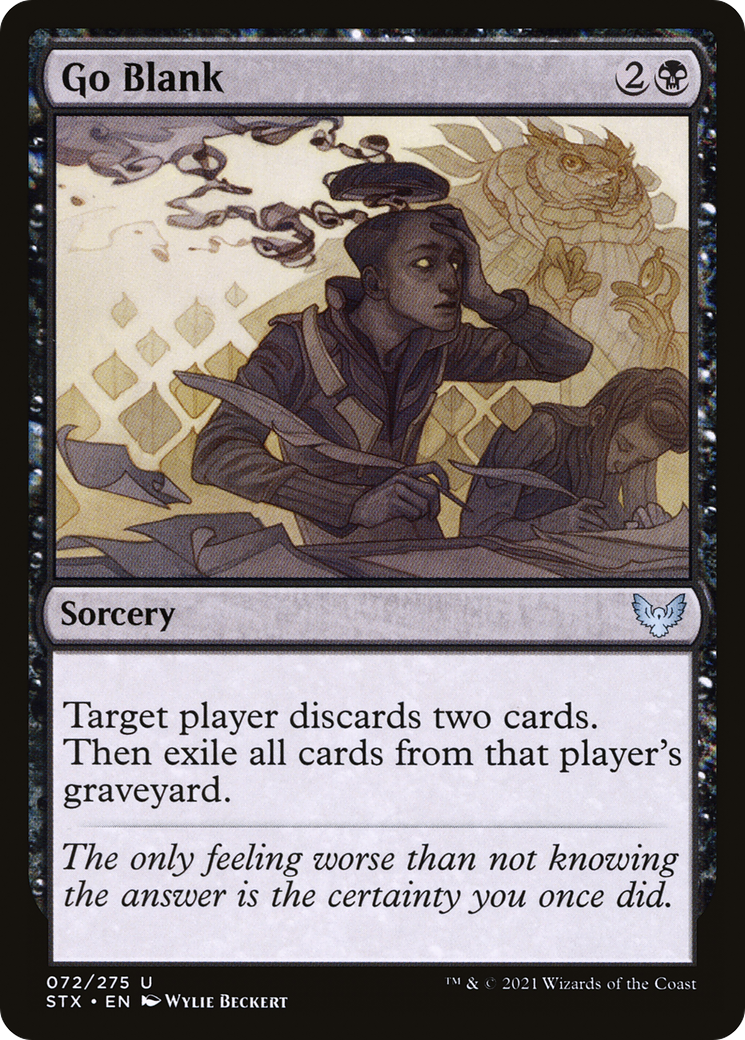 {C} Go Blank [Strixhaven: School of Mages][STX 072]