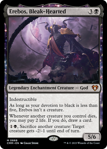 {R} Erebos, Bleak-Hearted [Commander Masters][CMM 868]