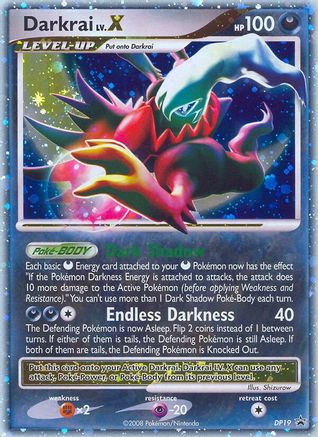 [PKM-R] Darkrai LV.X (DP19) [Diamond & Pearl: Black Star Promos]