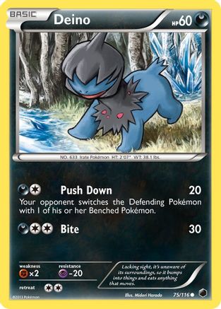 [PKM] Deino (75/116) [Black & White: Plasma Freeze]
