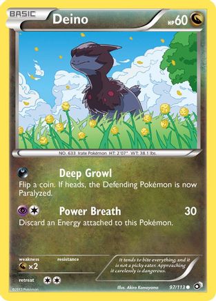 [PKM] Deino (97/113) [Black & White: Legendary Treasures]