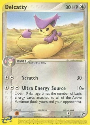 [PKM] Delcatty (34/100) [EX: Sandstorm]