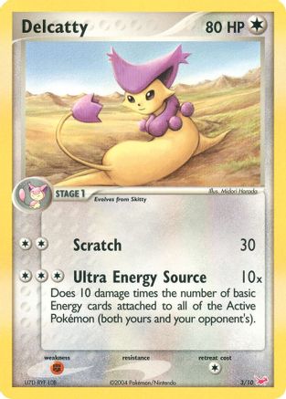 [PKM] Delcatty (3/10) [EX: Trainer Kit - Latias]