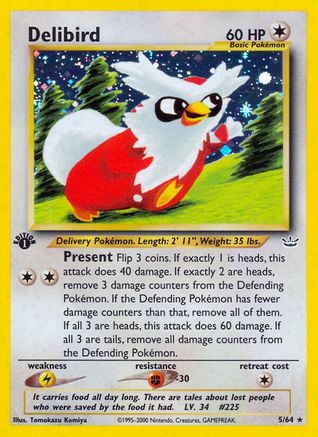 [PKM-R] Delibird (5/64) [Neo Revelation 1st Edition]