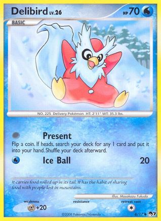 [PKM-C] Delibird (6/17) [POP Series 7]