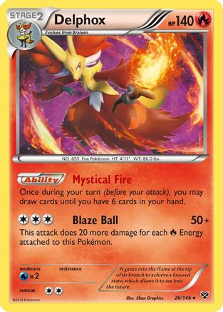 [PKM] Delphox (26/146) [XY: Base Set]