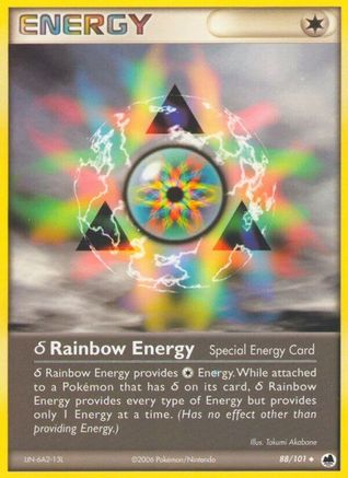 [PKM] Rainbow Energy (88/101)(Delta Species) (Stamped) [EX: Dragon Frontiers]