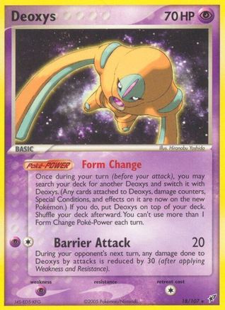 [PKM-R] Deoxys (18/107) (Stamped) [EX: Deoxys]