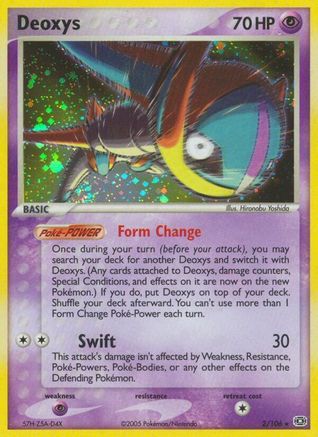 [PKM-R] Deoxys (2/106) (Stamped) [EX: Emerald]