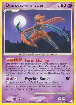 [PKM-R] Deoxys Attack Forme (24/146) [Diamond & Pearl: Legends Awakened]