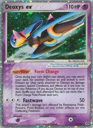 [PKM-R] Deoxys ex (93/106) [EX: Emerald]