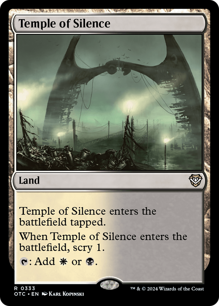 {R} Temple of Silence [Outlaws of Thunder Junction Commander][OTC 333]