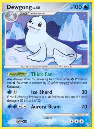 [PKM] Dewgong (24/147) [Platinum: Supreme Victors]