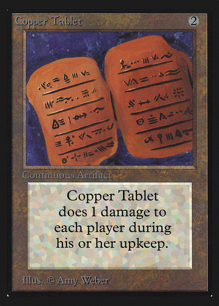 {C} Copper Tablet [CollectorsÃ¢Â€Â™ Edition][GB CED 239]