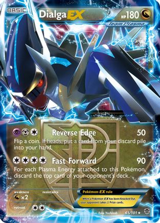 [PKM] Dialga EX (65/101) [Black & White: Plasma Blast]
