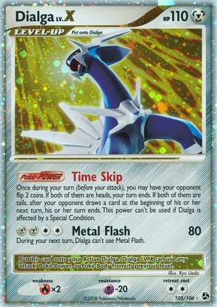 [PKM] Dialga LV.X (105/106) [Diamond & Pearl: Great Encounters]