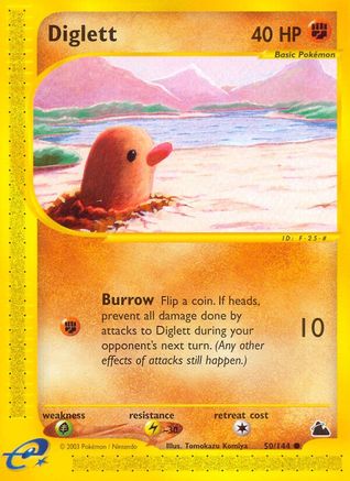 [PKM] Diglett (50/144) [Skyridge]