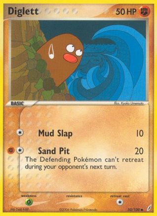 [PKM-C] Diglett (50/100) (Stamped) [EX: Crystal Guardians]