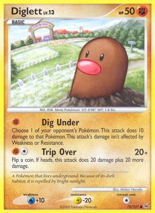 [PKM] Diglett (72/127) [Platinum: Base Set]