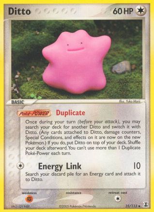 [PKM] Ditto (35/113) (Stamped) [EX: Delta Species]