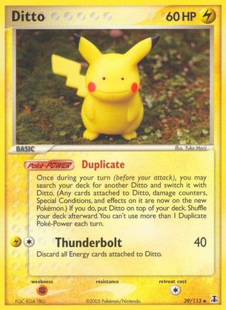 [PKM-C] Ditto (39/113) (Stamped) [EX: Delta Species]