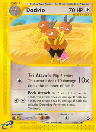 [PKM] Dodrio (46/147) [Aquapolis]