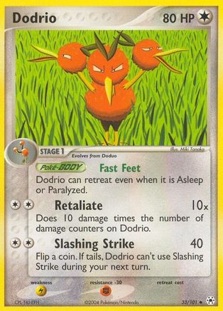 [PKM] Dodrio (33/101) [EX: Hidden Legends]