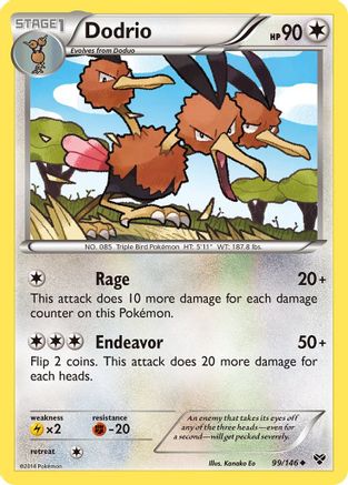 [PKM] Dodrio (99/146) [XY: Base Set]
