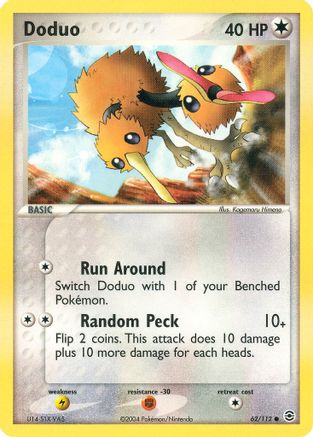 [PKM] Doduo (62/112) [EX: FireRed & LeafGreen]