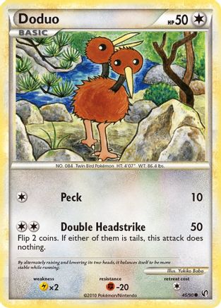 [PKM] Doduo (45/90) [HeartGold & SoulSilver: Undaunted]