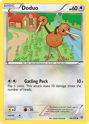 [PKM] Doduo (99/135) [Black & White: Plasma Storm]